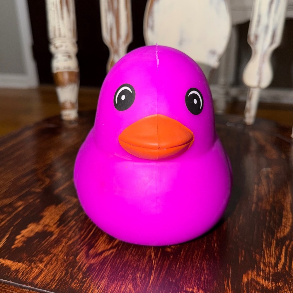 Neon Purple Jumbo Squishy Duck 2026 Halloween Release Toymendous Sunny Days NWT